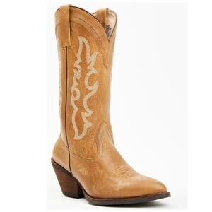 Shyanne Women's Dolly Western Boots Tan Leather Snip Toe Size 6.5 NWOT Cowgirl